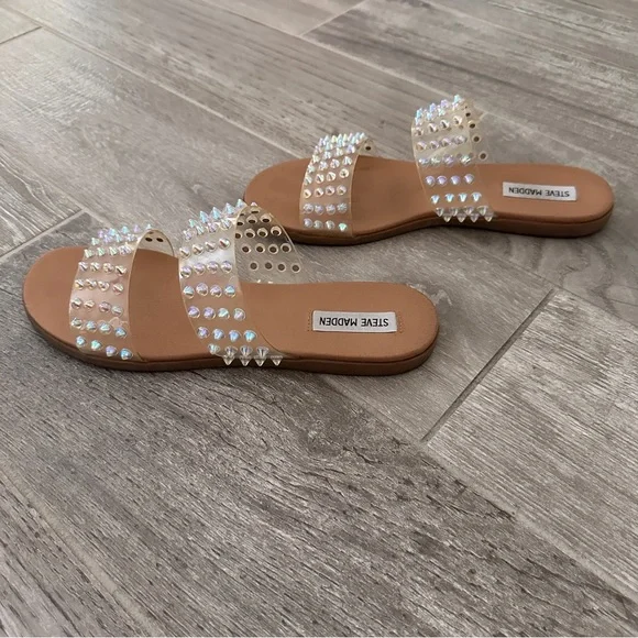 Steve Madden Iridescent Blizie Sandals - Picture 6 of 11